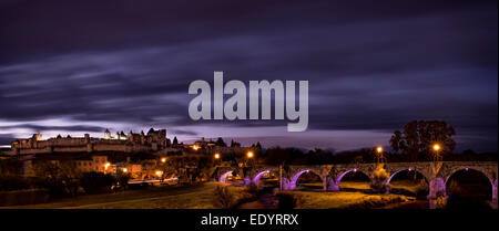 carcassonne Carcassona France French fortified. credit: LEE RAMSDEN / ALAMY Stock Photo