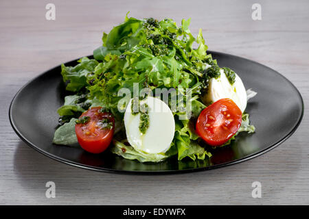 Mozzarella ceaser salad Stock Photo