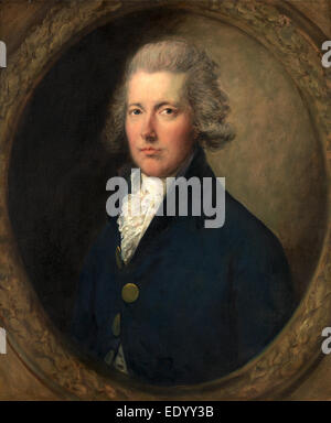 William Pitt, Studio of Thomas Gainsborough, 1727-1788, British Stock Photo