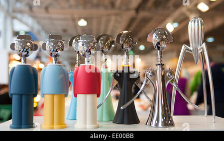 Olympia, London, UK. 12th January, 2015. Top Drawer, Home and Craft gift and fashion accessories trade show runs from 11-13 January where retail buyers can meet innovative exhibitors and designers. Credit:  Malcolm Park editorial/Alamy Live News Stock Photo