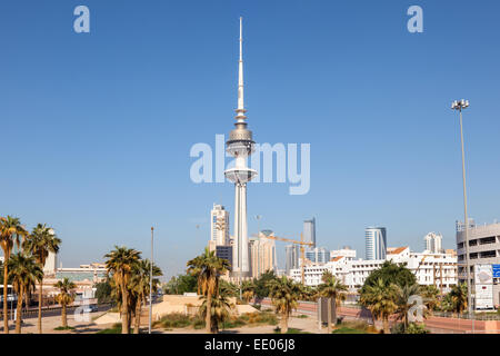 The Liberation Tower in Kuwait City Stock Photo