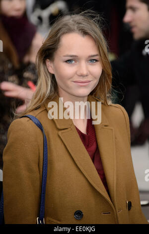 Imogen Waterhouse at the Burberry Prorsum fashion show Stock Photo - Alamy