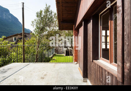 small cottage, view from outside Stock Photo