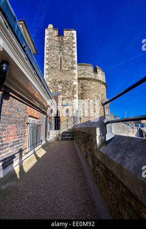 Her Majesty's Royal Palace and Fortress, known as the Tower of London Stock Photo