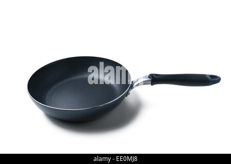 fry pan isolated on white, clipping path Stock Photo