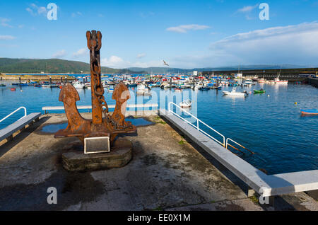 The Harbour of Finisterre. Galicia, Spain. Stock Photo
