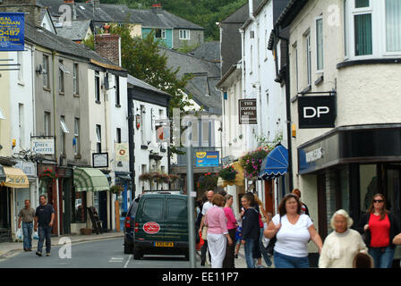 The market town of Tavistock in Devonshire, UK Stock Photo