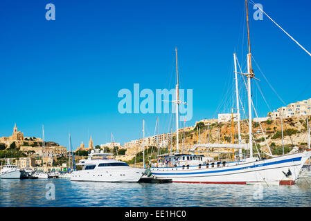 Mgarr Harbour, Gozo Island, Malta, Mediterranean, Europe Stock Photo