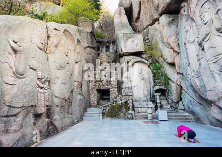 Seokbulsa Temple, Busan, South Korea, Asia Stock Photo