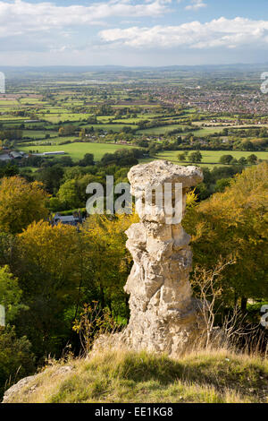 Devil's Chimney, Leckhampton Hill, Cheltenham, Gloucestershire, England, United Kingdom, Europe Stock Photo