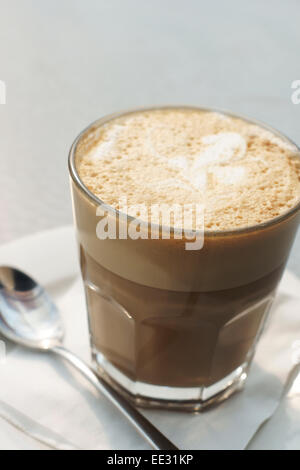 Spicy gingerbread coffee latte a popular flavoured coffee Stock Photo
