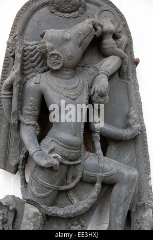 Varahavatara, from 10th century found in Basalt Surajkund, Nalanda, Bihar now exposed in the Indian Museum in Kolkata Stock Photo