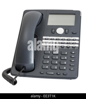 modern voip phone isolated on white background. single object Stock Photo