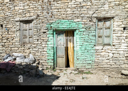front of a house in Mekele, Mekele, Ethiopia, Africa Stock Photo