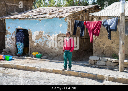 ethiopia street scenes, Mekele or Mekelle, Ethiopia, Africa Stock Photo