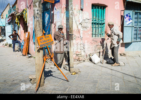 ethiopia street scenes, Mekele or Mekelle, Ethiopia, Africa Stock Photo