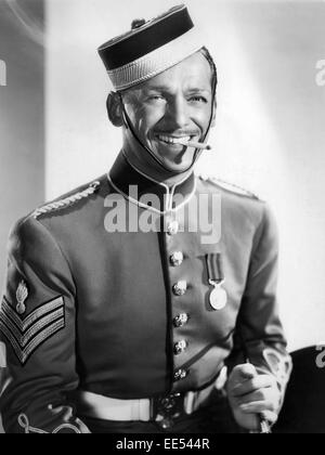 Douglas Fairbanks, Jr., on-set of the Film, 'Gunga Din', 1939 Stock Photo