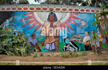 Centro Cultural de la Raza, Balboa Park, San Diego, California USA Stock Photo