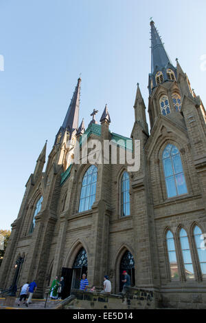 St. Dunstan's Basilica in Charlottetown, Prince Edward Island, Canada Stock Photo