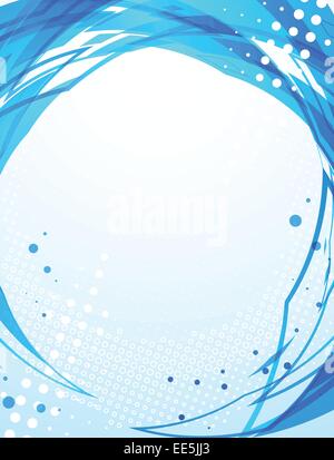 Abstract blue background. Halftone theme. Vector Stock Vector Image ...