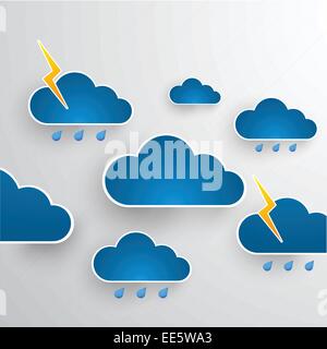 Abstract lightning storm background. EPS 10 Stock Vector Image & Art ...