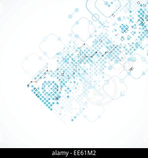 Abstract technology business background Stock Vector