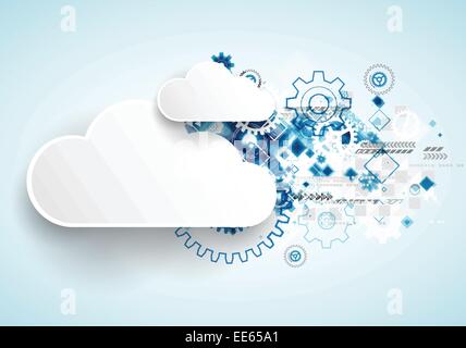 Web technology bussines abstract background. Vector Stock Vector Image ...