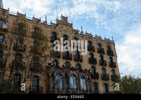 Walking in Barcelona, Catalonia, Spain Stock Photo