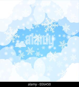Abstract Background. Winter theme Stock Vector