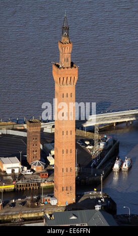 the famous Italianate style Grimsby Dock Tower in North Lincolnshire, UK Stock Photo