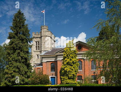 UK, London, Twickenham, Riverside, St Mary’s parish church Stock Photo