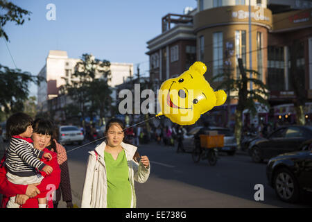 Dec. 29, 2014 - Haikou, Hainan Province, China - Haikou is the capital and most populous city of Hainan province, China. It is situated on the northern coast of Hainan, by the mouth of the Nandu River. The northern part of the city is the district of Haidian Island. (Credit Image: © Jiwei Han/ZUMA Wire) Stock Photo