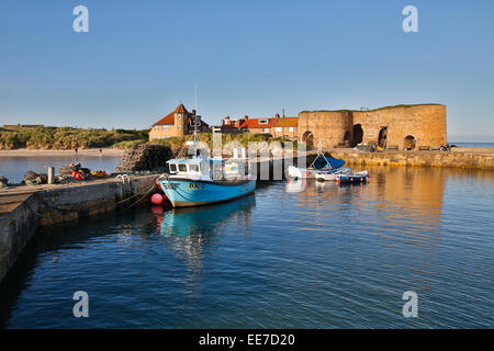 Beadnell Harbour; Northumberland; UK Stock Photo