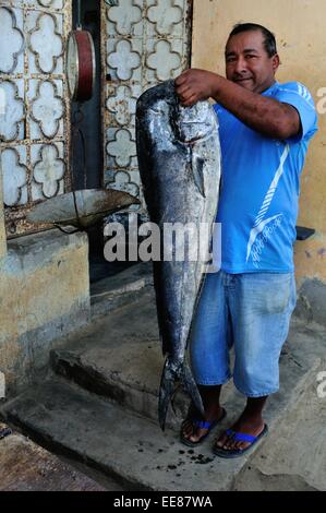 Perico fish in PUERTO PIZARRO Stock Photo - Alamy