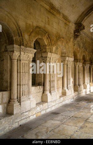 Church of St. Trophime Cloister, Arles, Bouches-du-Rhone, France Stock Photo