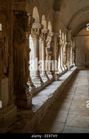 Church of St. Trophime Cloister, Arles, Bouches-du-Rhone, France Stock Photo