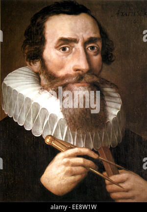 Johannes Kepler, German mathematician, astronomer, and astrologer. Stock Photo