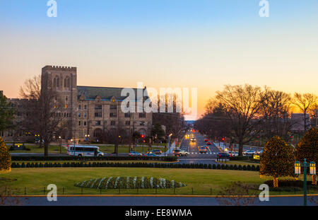 view from The Basilica of the National Shrine of the Immagculate Conception in Washington DC, United States Stock Photo