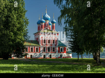 Church of St. Demetrios on the Blood on the banks of the Volga river ...