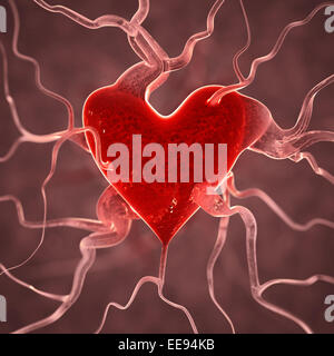 Heart background Stock Photo