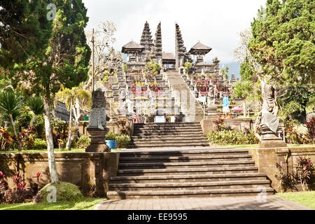 Besakih temple on Bali Stock Photo