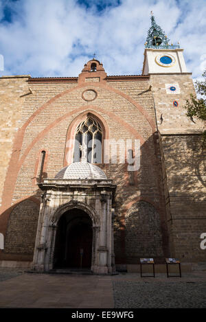 Cathedral Basilica of Saint John the Baptist, Perpignan, Pyrenees-Orientales, France Stock Photo