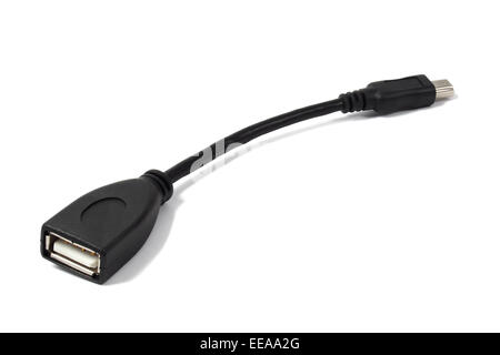 OTG adapter Stock Photo