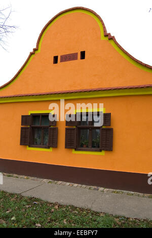 Old house located in the countryside in Idvor. Idvor is the birthplace of scientist Mihajlo Pupin. Stock Photo