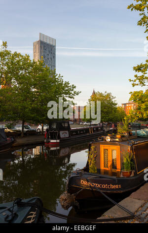 England, Manchester, Bridgewater Canal Stock Photo
