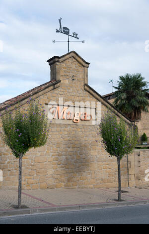 The Muga winery or Bodega in Haro, the capital of the rioja wine making area in Spain Stock Photo