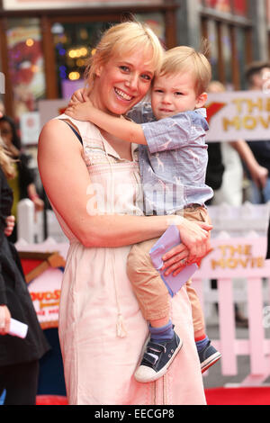 UK premiere of 'Pudsey: The Movie' held at Vue West End - Arrivals  Featuring: Kirsten O'Brien Where: London, United Kingdom When: 13 Jul 2014 Stock Photo