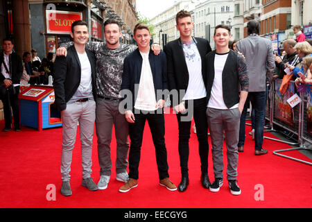 UK premiere of 'Pudsey: The Movie' held at Vue West End - Arrivals  Featuring: Collabro Where: London, United Kingdom When: 13 Jul 2013 Stock Photo