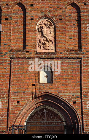 Church of St. George (Kirche Friedland). City Pravdinsk (before 1946 Friedland), Kaliningrad oblast, Russia Stock Photo