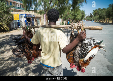 ethiopia street scenes, Mekele or Mekelle, Ethiopia, Africa Stock Photo